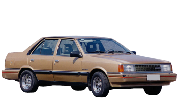 Hyundai Stellar / Sedan / 4 doors / 1984-1989 / Front-right view